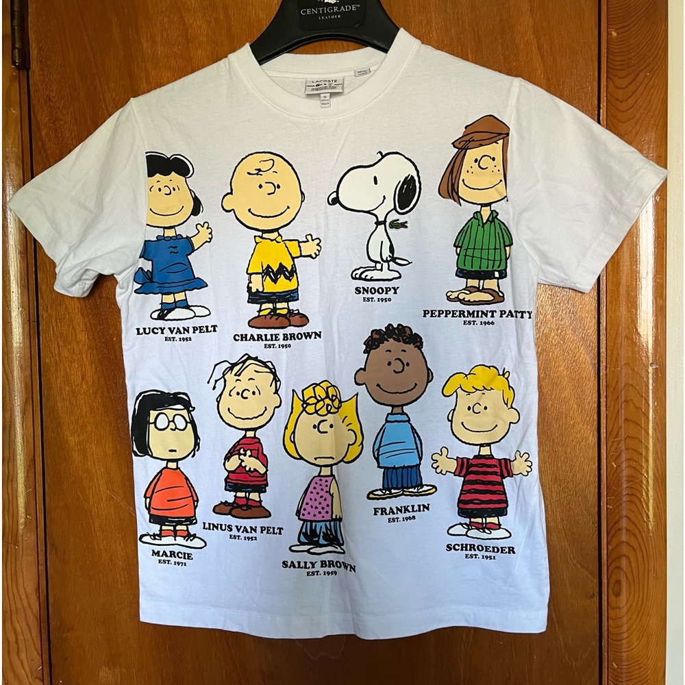 Kids Lacoste Peanuts Tee Size 16